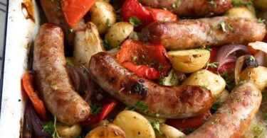 Roasted Sausage and Potatoes