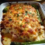 Cheesy Broccoli and Cauliflower Gratin