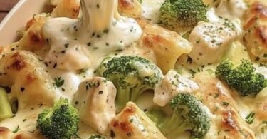 Creamy Broccoli and Chicken Pasta Bake