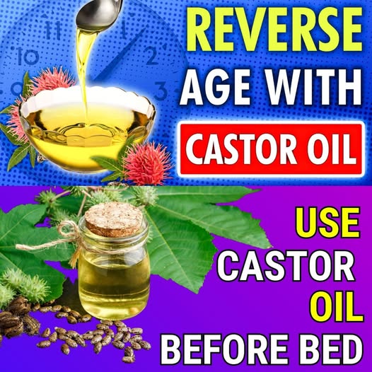 Use Castor Oil Every Day Before Bed & Reverse Aging Naturally!